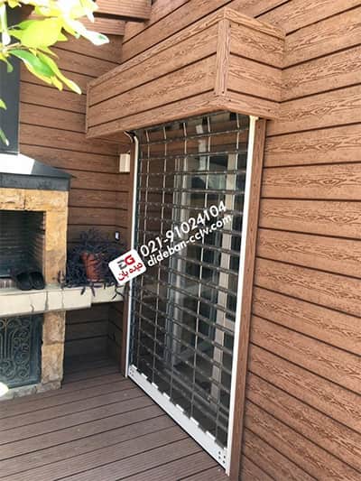 کرکره برقی شفاف روف گاردن