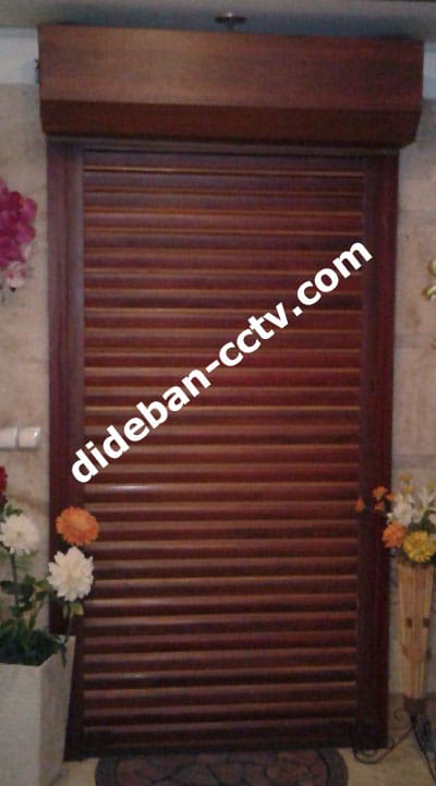 کرکره برقی درب واحد