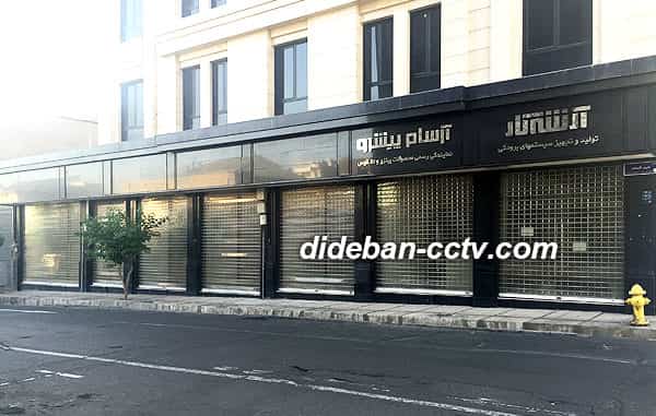 کرکره برقی شفاف برای فروشگاه تجاری