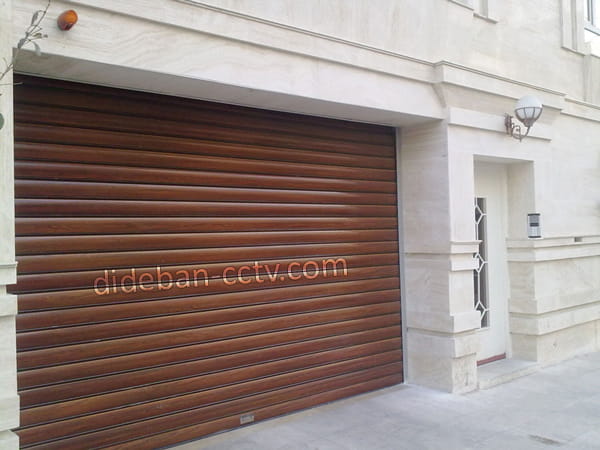 عکس کرکره برقی طرح چوب